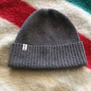 REI grey/colorful heather women’s beanie
